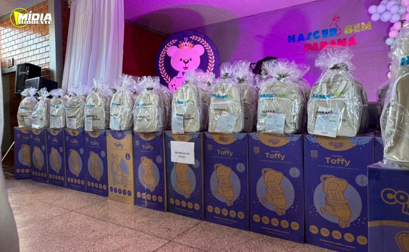 Estado distribui 366 kits maternidade no Oeste e Sudoeste
