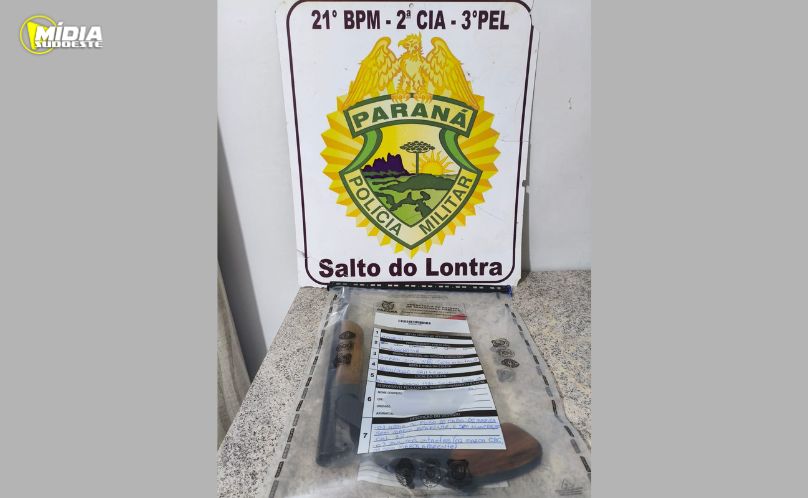 Salto do Lontra: dois presos por porte ilegal de arma 