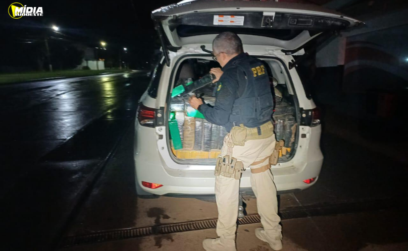 PRF apreende mais de 1 tonelada de drogas na BR-376