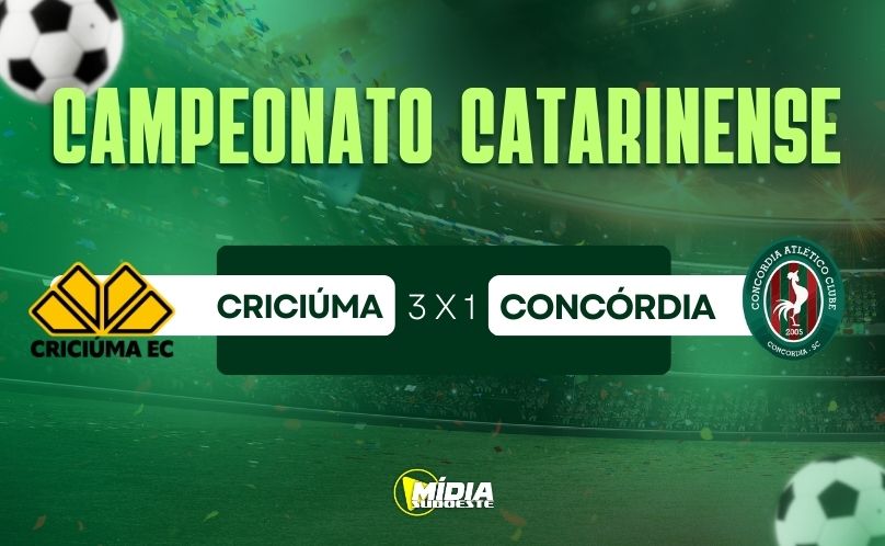 Criciúma vence e fecha a 4ª rodada do Catarinense