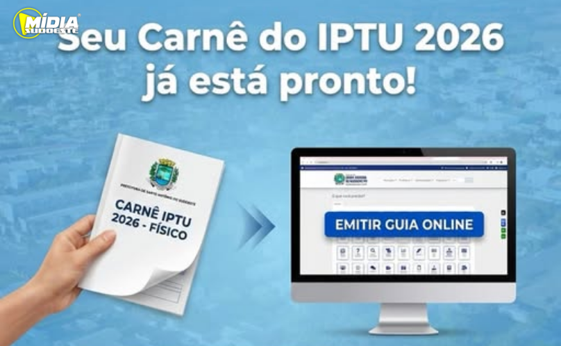 SAS: contribuintes podem emitir guia do IPTU 2026 online em segundos