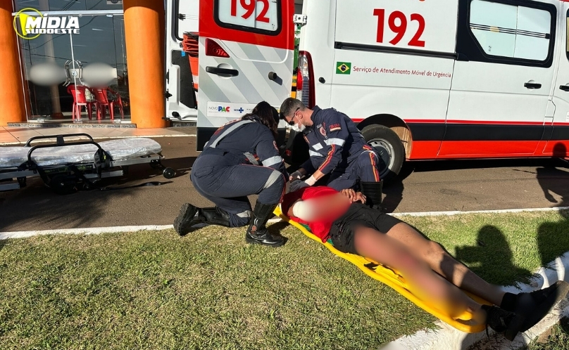 SAS: jovem fica ferido em acidente na BR-163