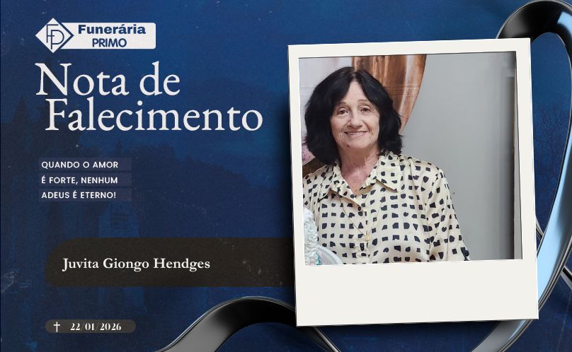 Nota de Falecimento: Juvita Giongo Hendges