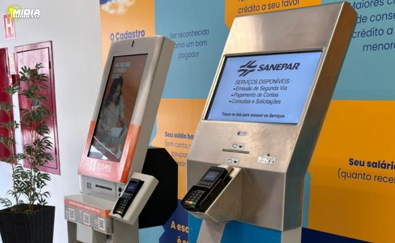 Sanepar amplia autoatendimento com novo totem na Associação Comercial do Paraná