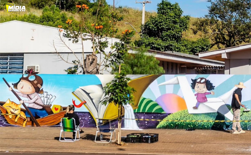 Itaipu e Itaipu Parquetec promove oficina de grafite para jovens no Paraná e MS