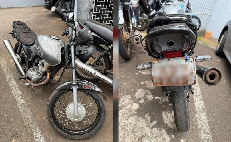 Homem é preso com motocicleta adulterada durante abordagem policial