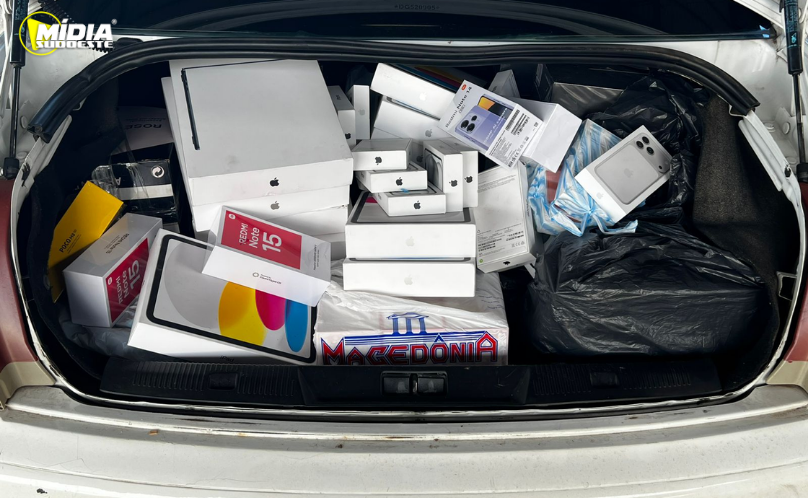 PRF apreende carga irregular avaliada em R$ 100 mil na BR-277