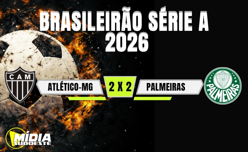 Palmeiras e Atlético-MG empatam na estreia do Brasileirão