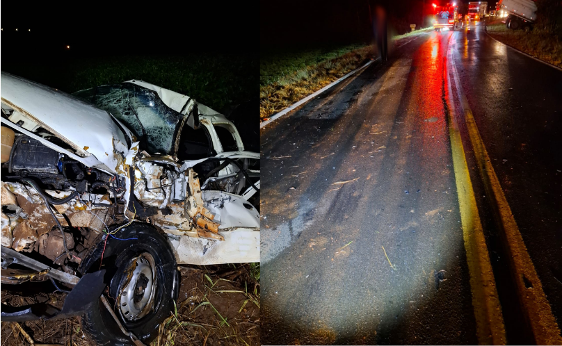 Jovem morre após colisão frontal na PRC-158