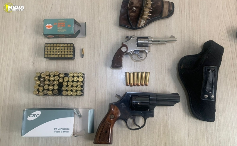 PCPR prende homem em flagrante por porte irregular de arma de fogo