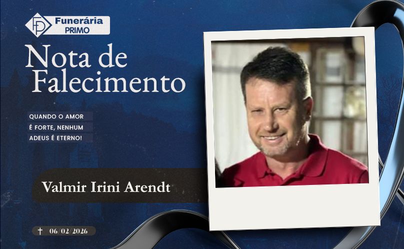 Nota de Falecimento: Valmir Irini Arendt
