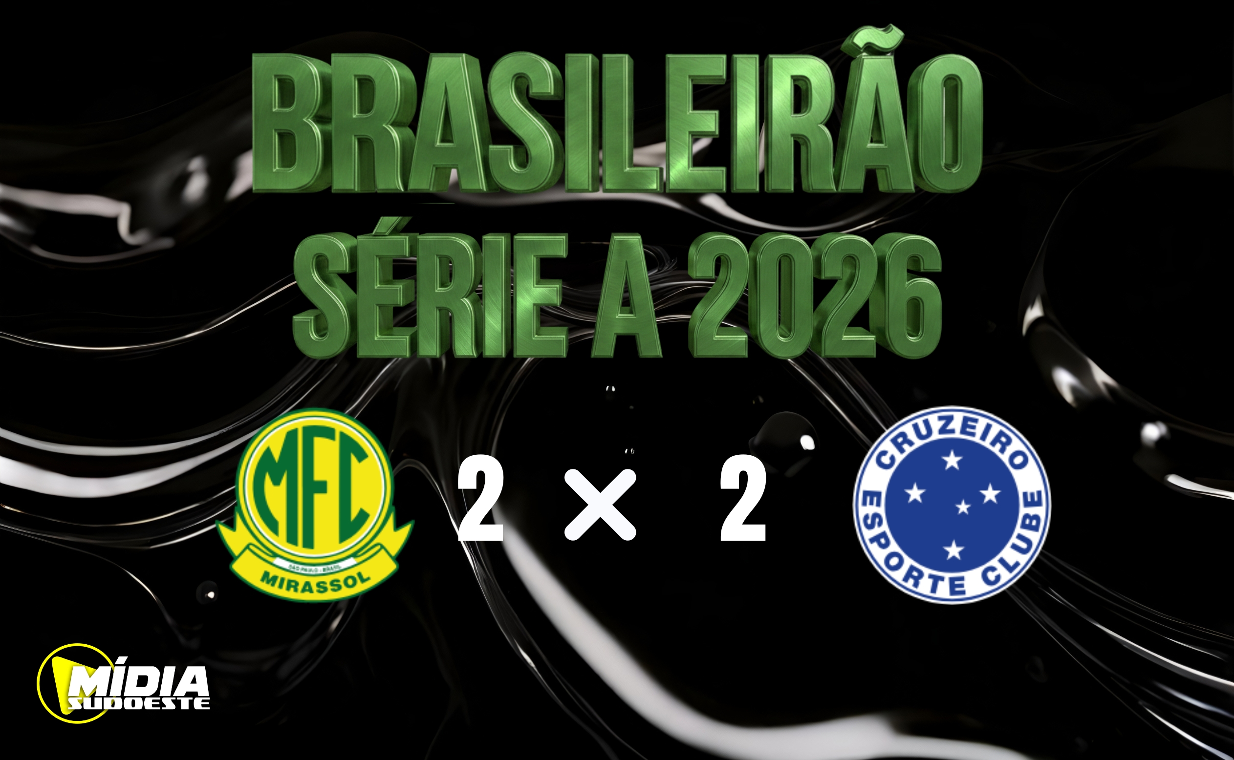 Empate movimentado no Maião pela 3ª rodada do Brasileirão