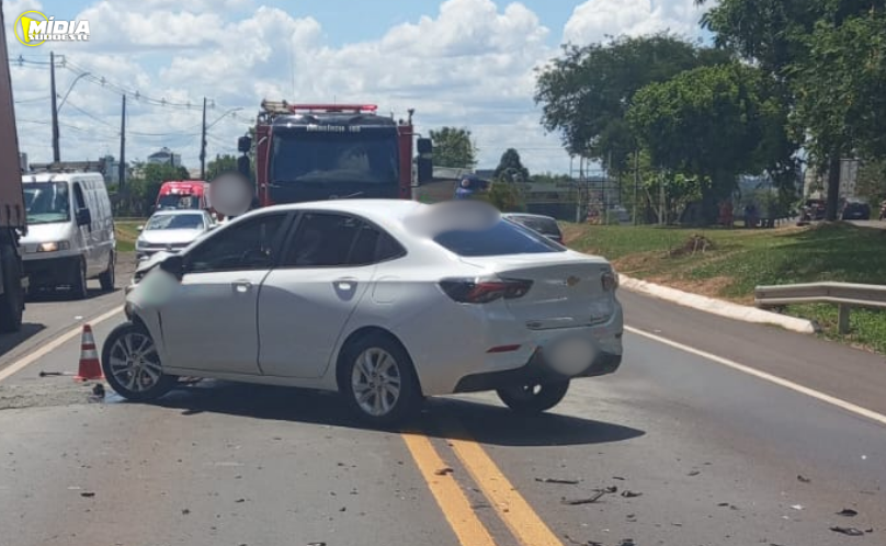 Acidente de trânsito é registrado na BR-282