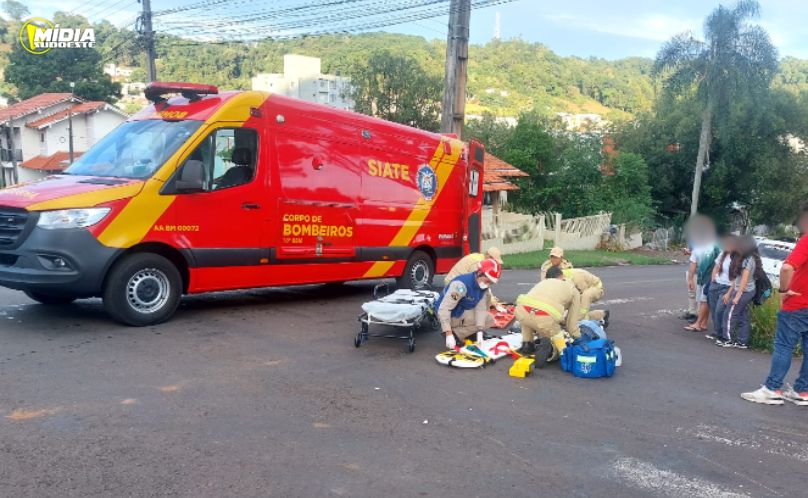 Mãe e filha feridas em acidente