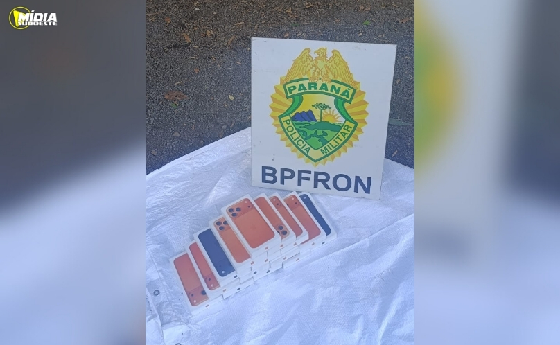 BPFRON apreende 75 iPhones ocultos em passageiros de ônibus interestadual