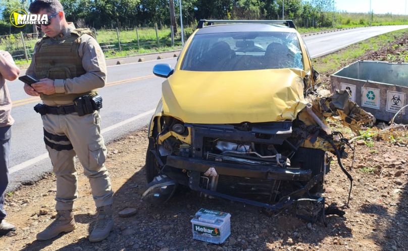 Após sofrer acidente, homem é encaminhado ao hospital