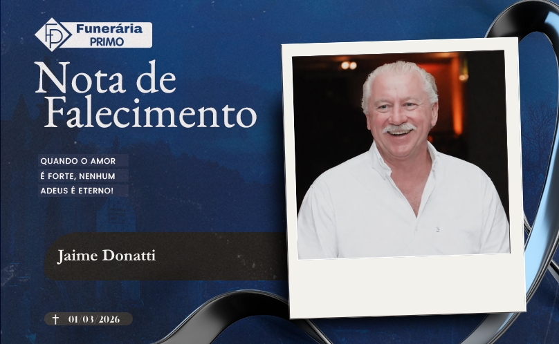 Nota de Falecimento: Jaime Donatti
