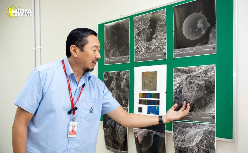 Microscopia eletrônica reforça segurança da barragem de Itaipu