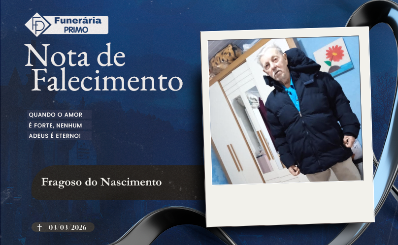 Nota de Falecimento: Fragoso do Nascimento