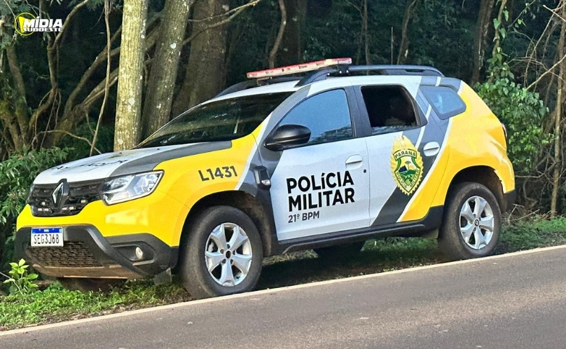 SAS: Carro furtado em Dionísio Cerqueira é encontrado em matagal