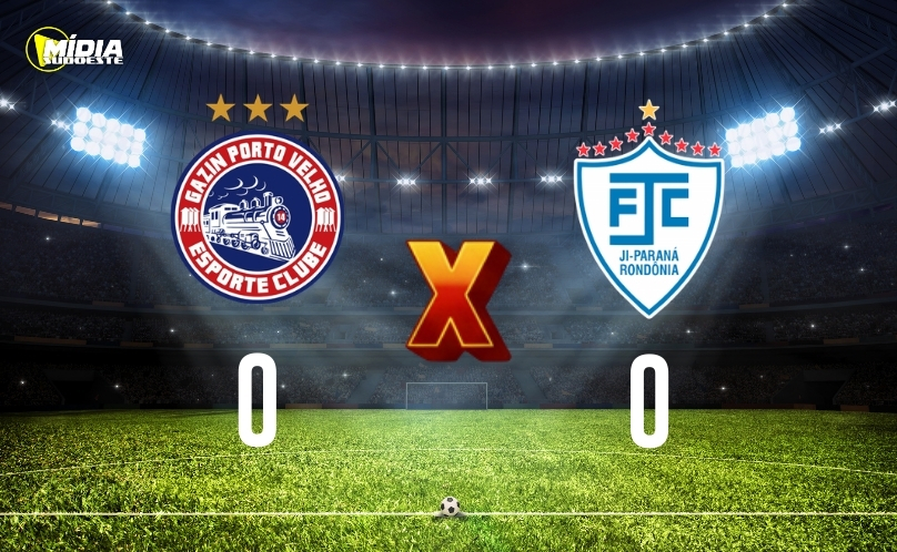 Porto Velho e Ji-Paraná ficam no empate pelo Campeonato Rondoniense