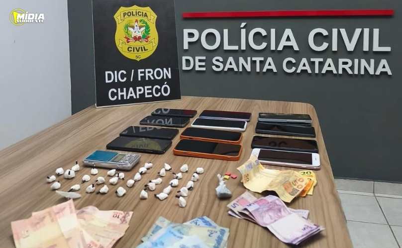 PCSC deflagra operação e prende três investigados por tráfico