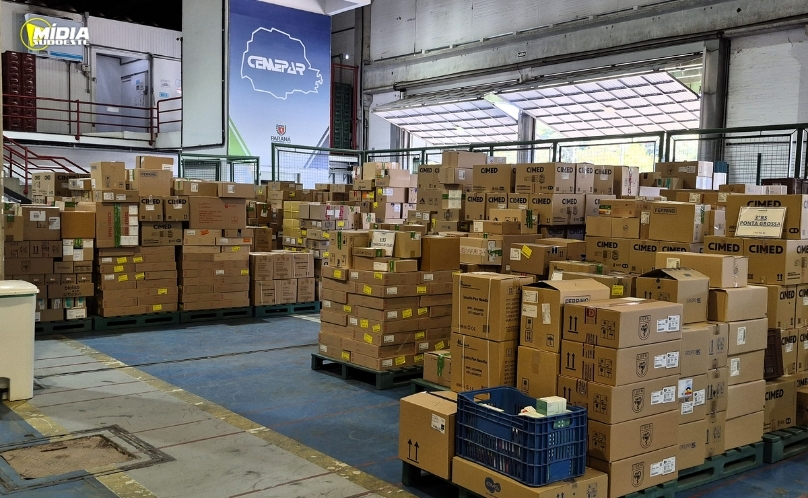 Paraná distribuiu 443 milhões de medicamentos em 2025