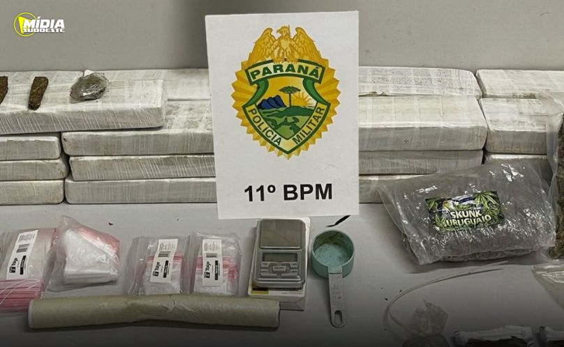 Quatro pessoas são presas por tráfico de drogas em Iretama