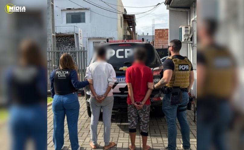 Polícia Civil e Militar prendem duas pessoas suspeitas de tentativa de latrocínio