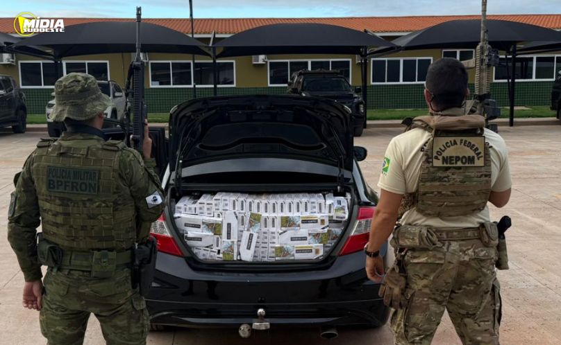 Homem é preso com carga de cigarros contrabandeados