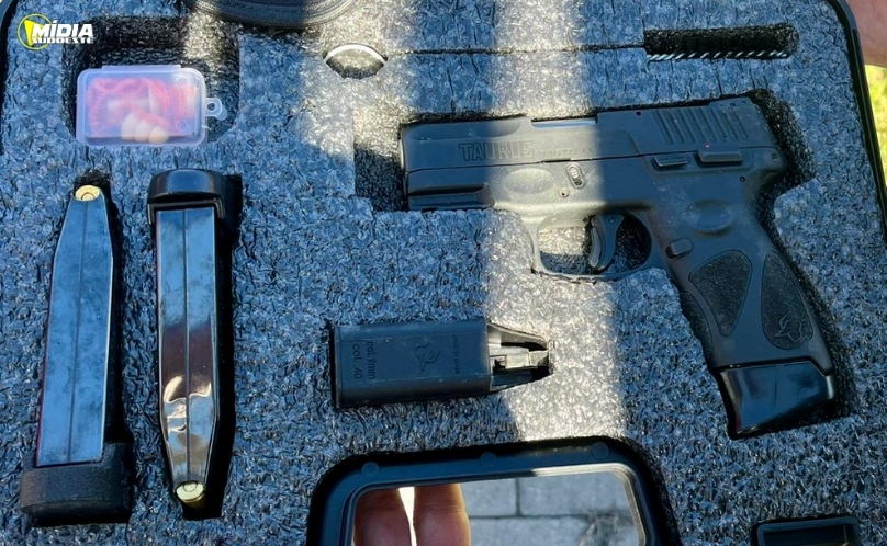 PCPR apreende pistola 9mm em situação irregular