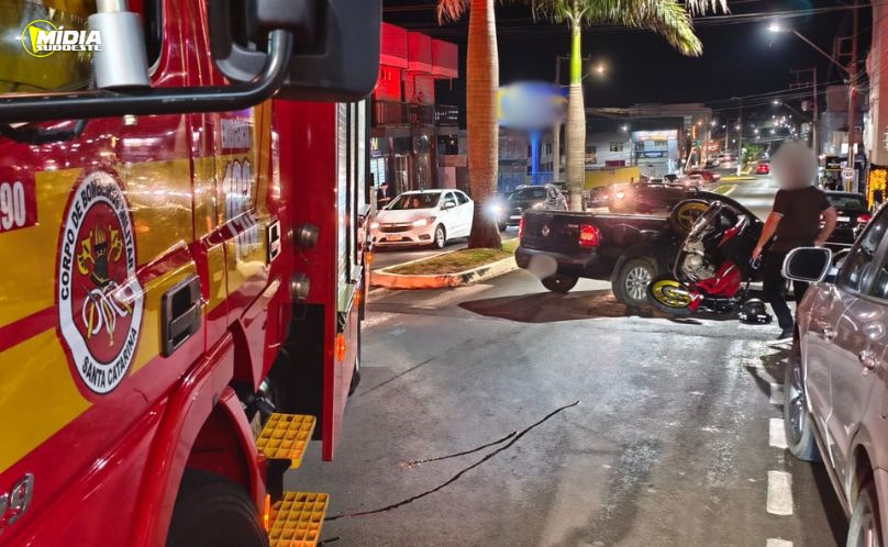 Acidente mobiliza Bombeiros em Barracão