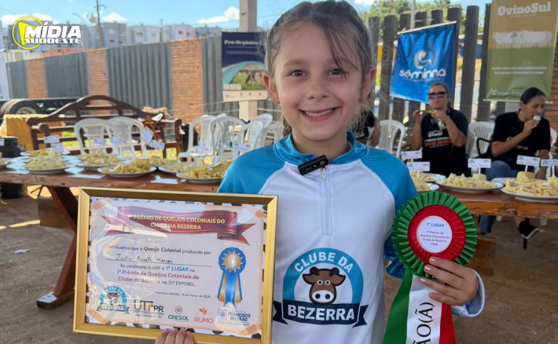 Crianças do campo brilham no 1º Prêmio de Queijos Coloniais do Clube da Bezerra na Expobel