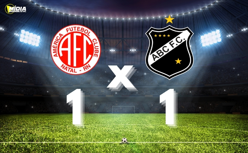 América-RN e ABC empatam no primeiro jogo da final do Potiguar 2026