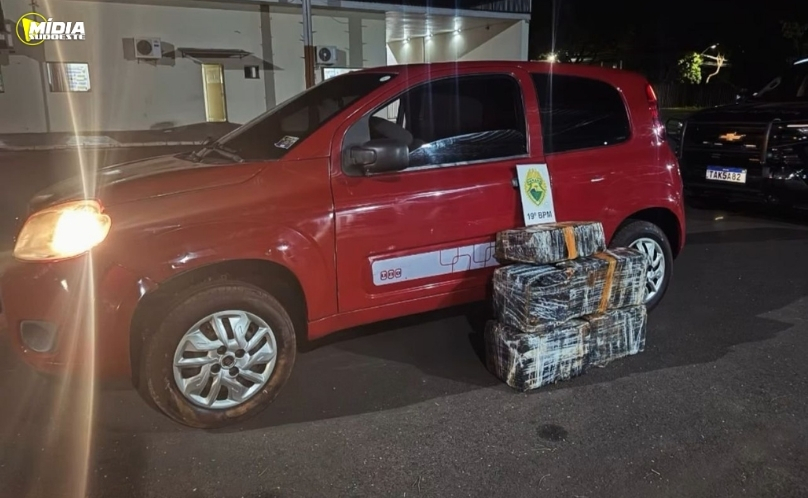 PMPR apreende mais de 80 quilos de maconha na BR-163