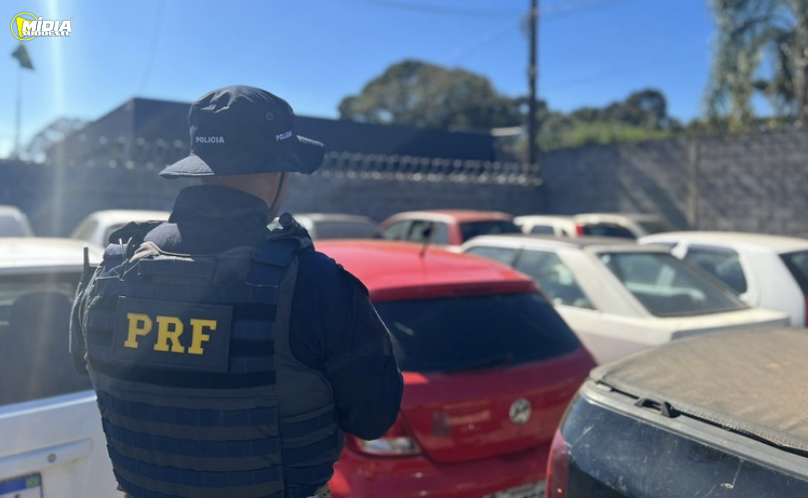 PRF realiza leilão virtual de veículos no Paraná com lances a partir de R$ 1