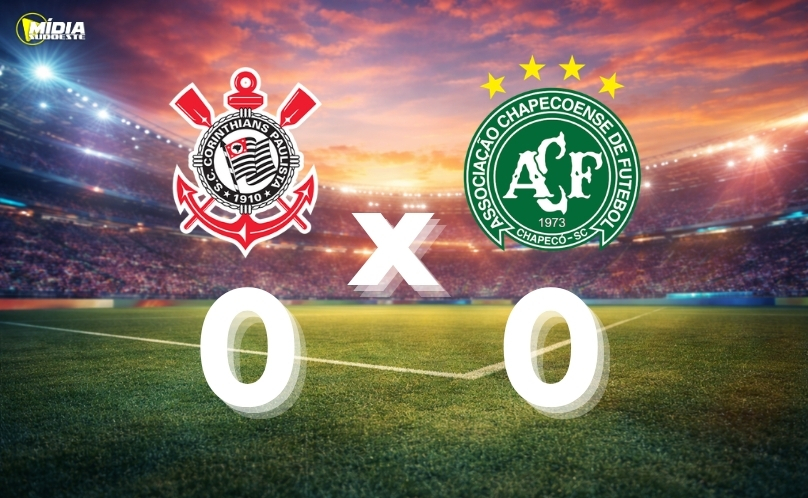 Chapecoense e Corinthians empatam sem gols pela 7ª rodada do Brasileirão