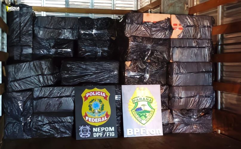 BPFRON apreende 5.500 pacotes de cigarros contrabandeados