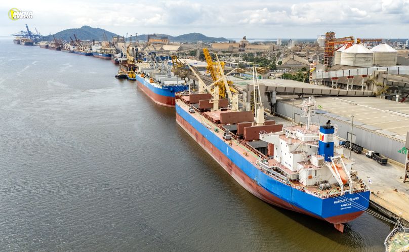 Porto de Paranaguá registra maior operação de cevada em um navio