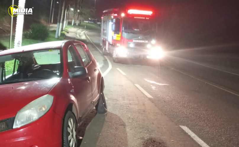 Saída de pista deixa homem ferido na SC-159