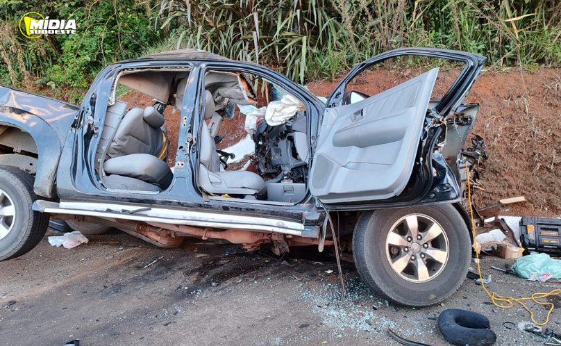 Três mortos e quatro feridos na BR-282