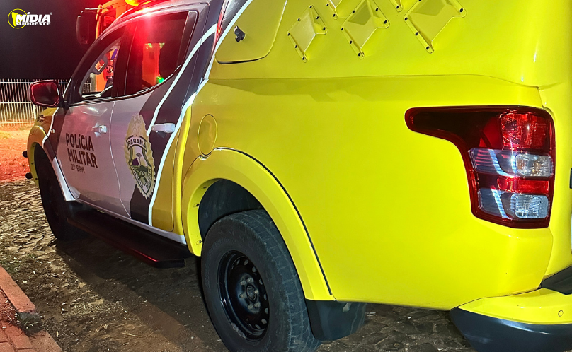 Suspeitos em veículo efetuam disparo e fogem