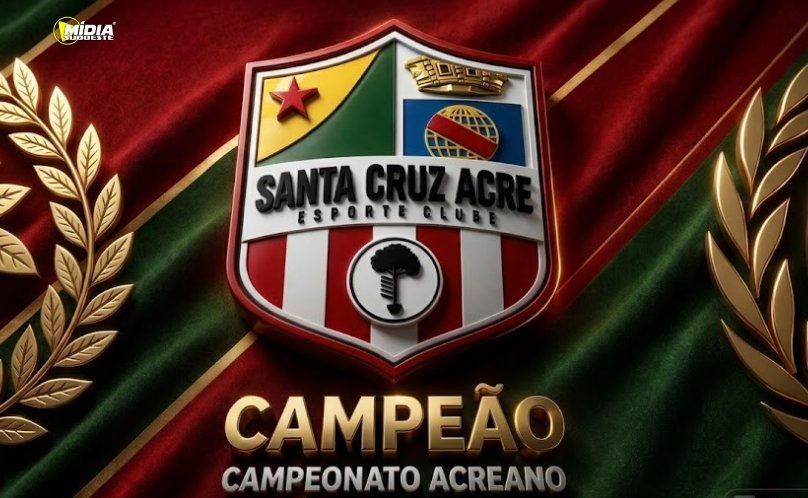 Santa Cruz-AC vence o Rio Branco-AC e conquista título inédito do Acreano