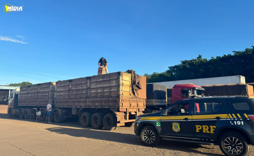 PRF apreende 150 mil maços de cigarros contrabandeados