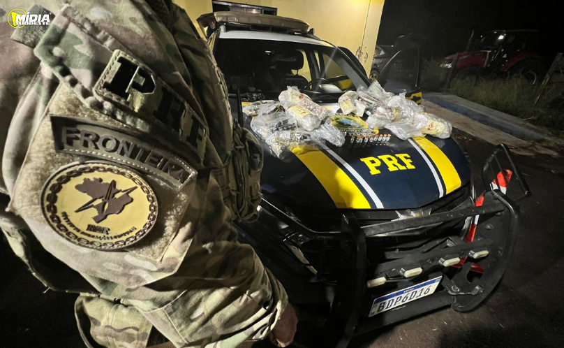 Medicamentos ilegais são apreendidos dentro de tanque de combustível na BR-369