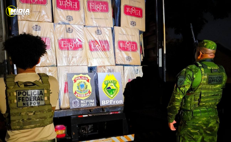 Ação integrada intercepta contrabando avaliado em mais de R$ 500 mil