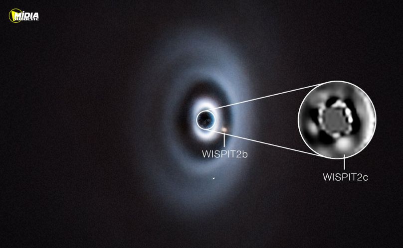 Astrônomos observam formação dos planetas