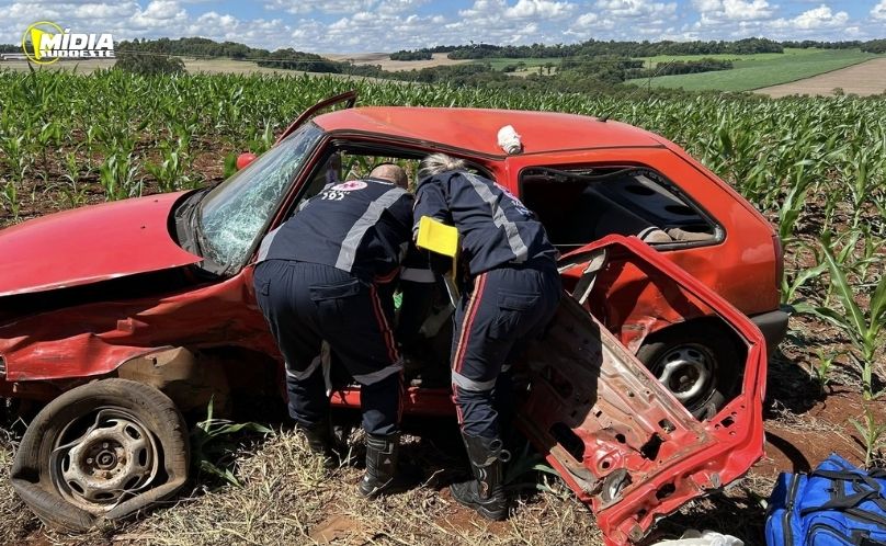 Homem fica ferido em acidente na PR-281