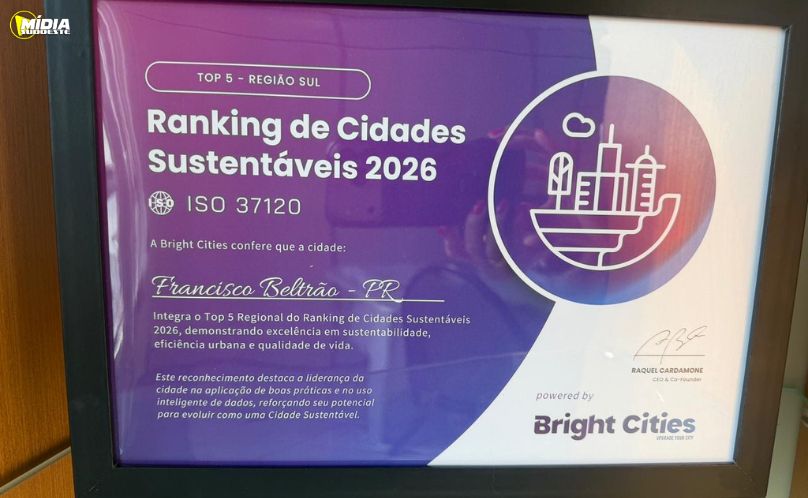 Francisco Beltrão aparece em 2º lugar no Ranking Cidades Sustentáveis 2026