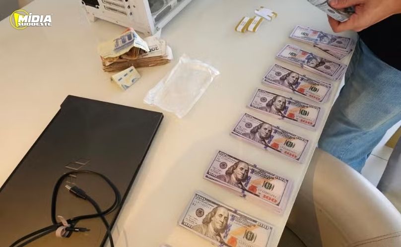 Operação mira influencer e apreende US$ 40 mil cenográficos